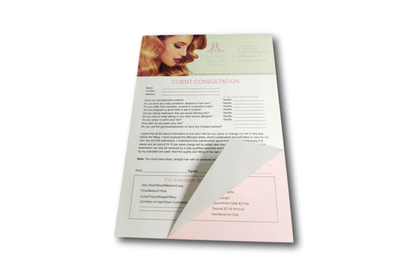 Hair Extensions Consultation Forms