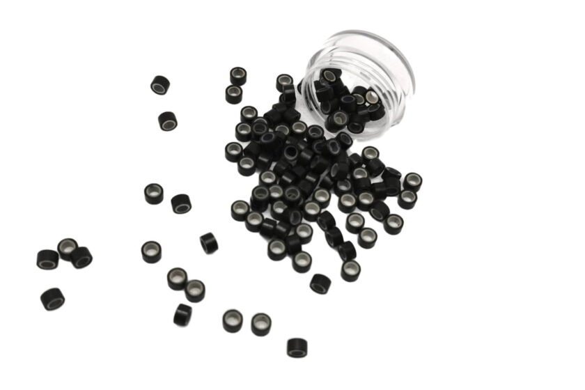 Dark Brown Silicone Micro Beads